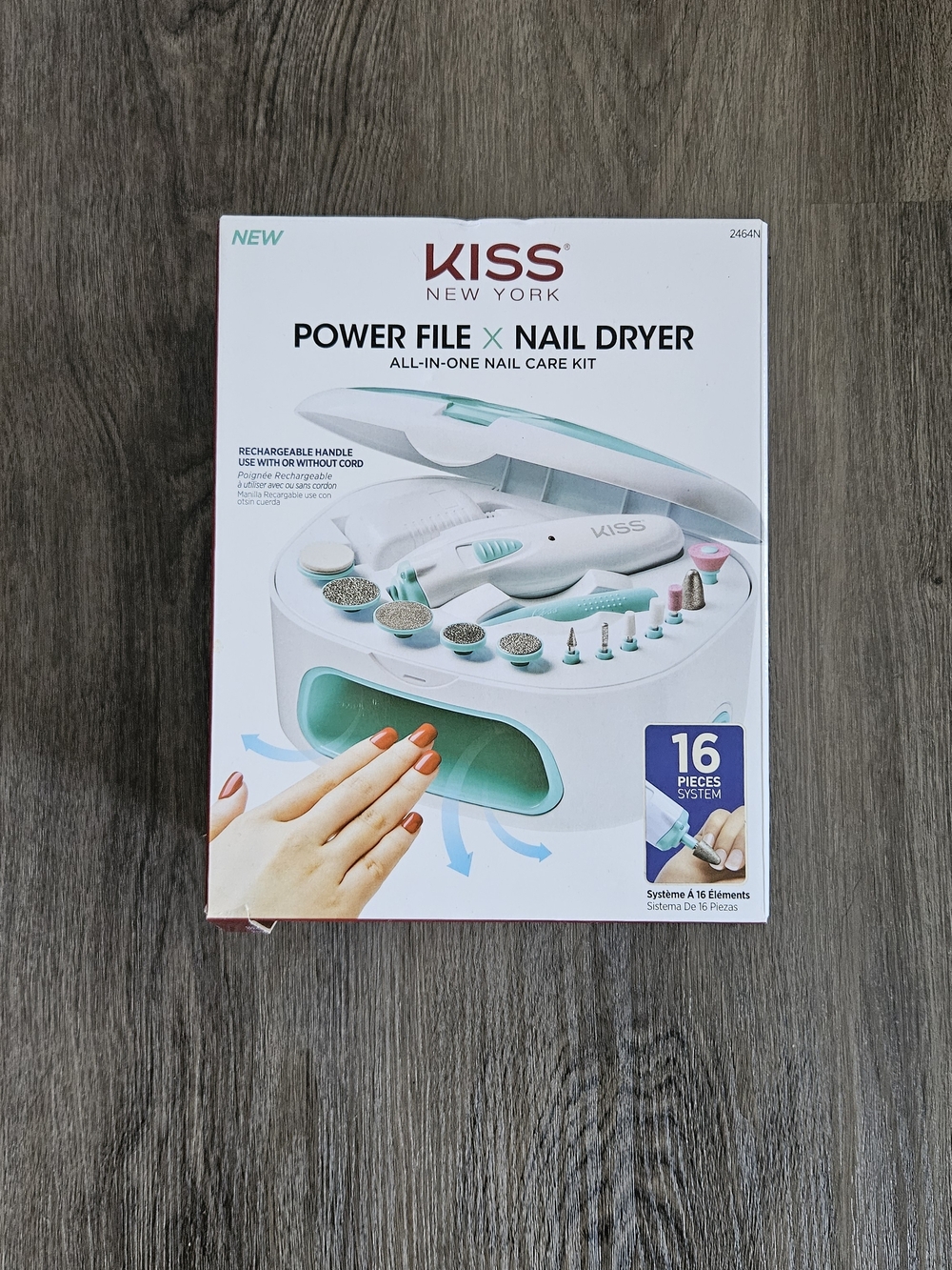 KISS All-in-One Nail Power File And Nail Dryer